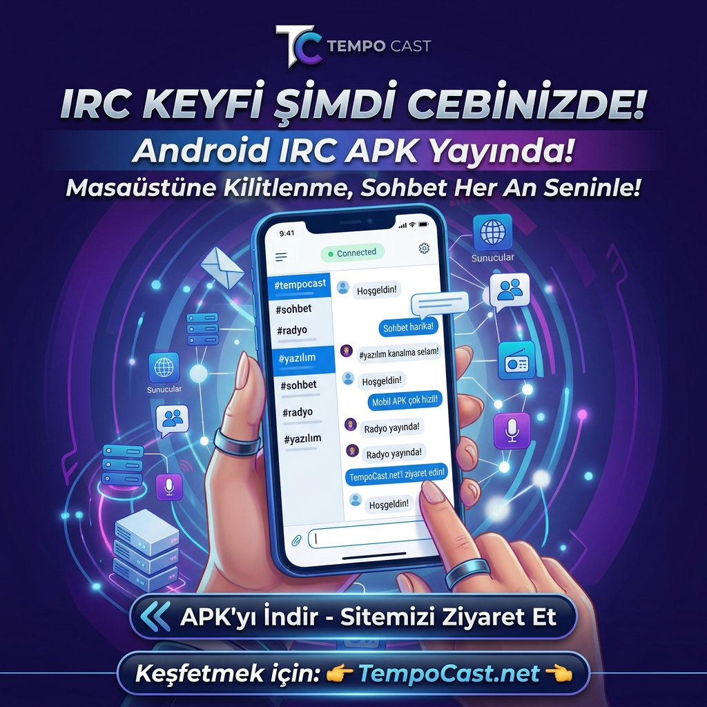 Android �RC APK �le IRC Keyfi �imdi Cebinizde